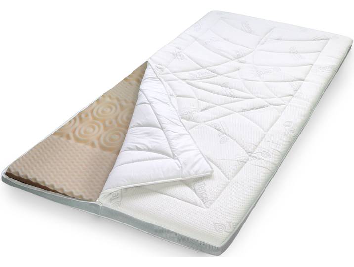 Topper STENDEBACH Topper Softtop Luxus TENCEL™ Kaltschaum , grau, B:200cm H:8cm L:200cm, Kaltschaum, Topper, mit besonders weichem Schulter- und Fußbereich