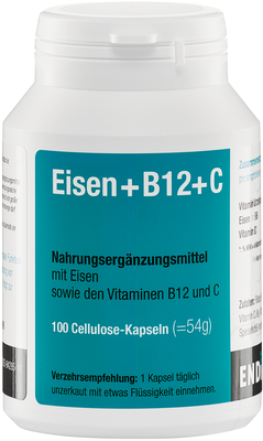 ENDIMA Vertriebsgesellschaft mbH EISEN+B12+C Kapseln 54 g 04936046
