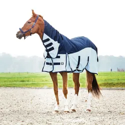 Horse Guard Regen- und Insektendecke Aiman für Pferde - blau - 135 cm