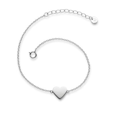 Gliederarmband GLANZSTÜCKE MÜNCHEN "X962", silber, Armbänder, Damen, Silber 925 (Sterlingsilber), Gliederarmband, aus Sterling Silber