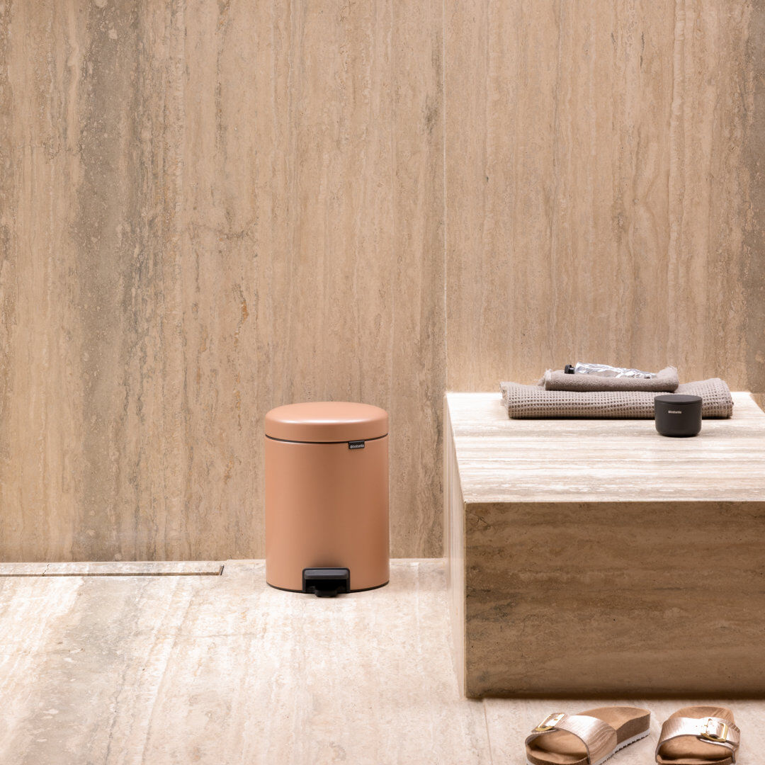 Brabantia NewIcon Soft Closing Pedal Bin Warm Copper 5 L