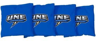 Skip's Garage New England NorEasters Blue Cornhole Bags