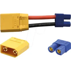 PICHLER X6456 - Steckverbinder für Li-Polymer-Akkus, Adapter XT90 - EC3