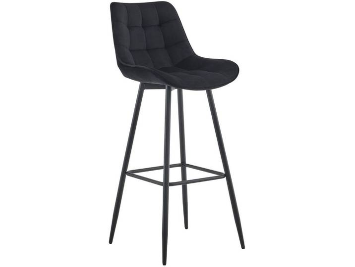 furnicato Barhocker Dartford 106x47x52 cm schwarz (1 St)