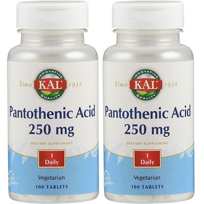 Pantothensäure Vitamin B5 250 mg KAL Tabletten 2x 2x100 St