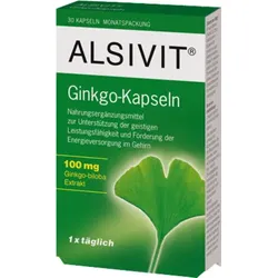 GINKGO 100 mg Alsivit Kapseln 30 St