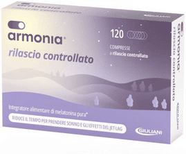 Armonia Rilascio Controllato 1Mg Melatonina Integratore Sonno 120 Compresse