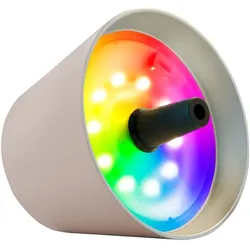 Sompex LED-Akku-Flaschenaufsatz Top 2.0 Kunststoff Beige Sand