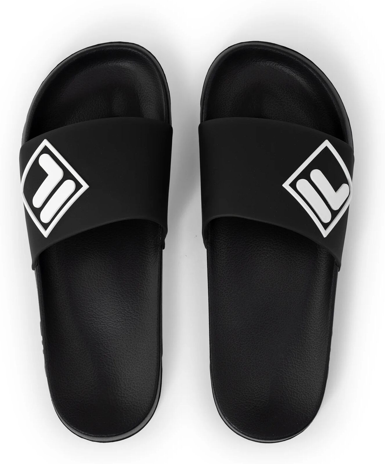 Fila Lugo Herren-Slipper - Herren - Gr. 43 - schwarz