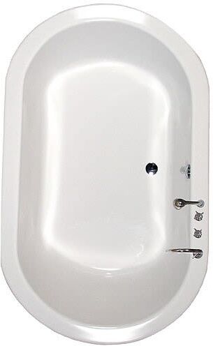 Caribia Riviera Oval-Badewanne 188 x 115 cm