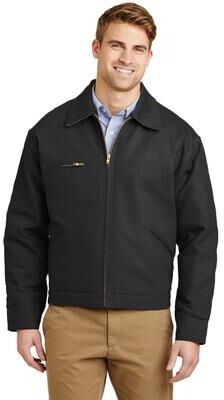 CornerStone J763 Duck Cloth Work Jacket in Black size XS   Cotton
