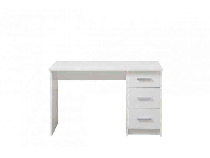 Schreibtisch HOME AFFAIRE Tales , weiss (opaque weiß), B:108cm H:76,6cm T:50,2cm, Tische, Schreibtisch, platzsparend mit Stauraum, ideal für das Home Office