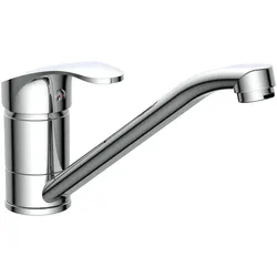 K1 Spültischarmatur, Chrom, küche, Wasserhahn Küche, Küchenarmatur, Mischbatterie Küche