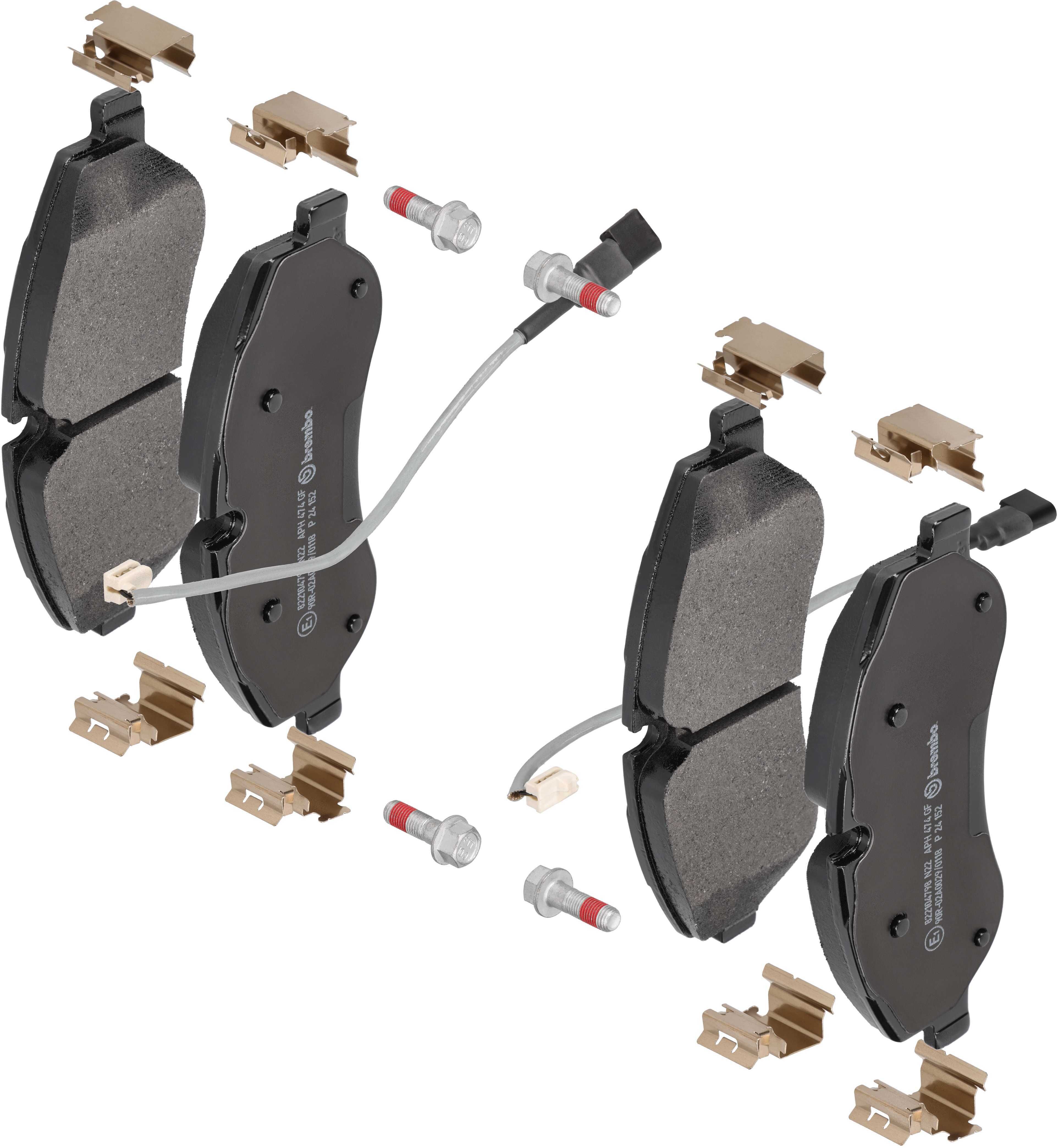 Brembo Bremsbelagsatz, Scheibenbremse P 24 152 Für Ford
