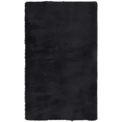 vidaXL Teppich Shaggy Hochflor NAVARRA Schwarz 60x100 cm Polyester
