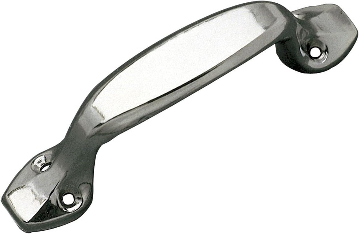Multifunctionele stalen handgreep met glanzende afwerking - 165 mm