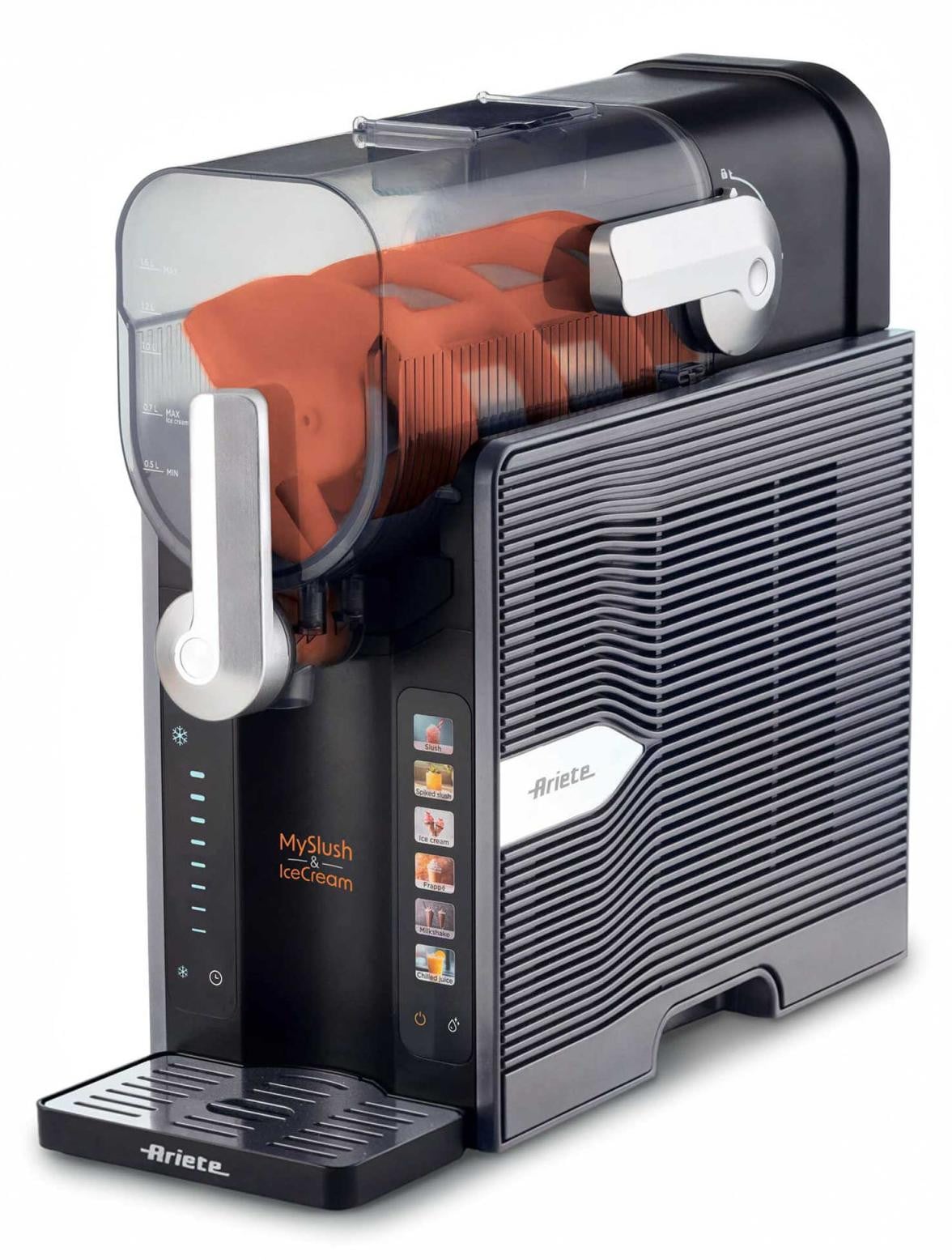 Ariete 0655/00 Kompressorijsmachine, 2,6 liter, RVS, Transparant