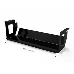 Kabelkanal Kabelhalter Schreibtisch Untertisch Schwarz TRD-CT-B Cable Tray Triadyn