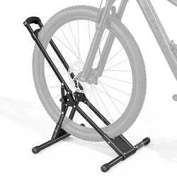 VEVOR Fahrradständer Faltbar Freistehender Abstellständer für MTB Rennrad, Kohlenstoffstahlrahmen, Ø508-737 mm / 20-29 Zoll Reifen, Breite bis 75 mm / 2,9 Zoll, Bodenständer für Zuhause Garage Lager