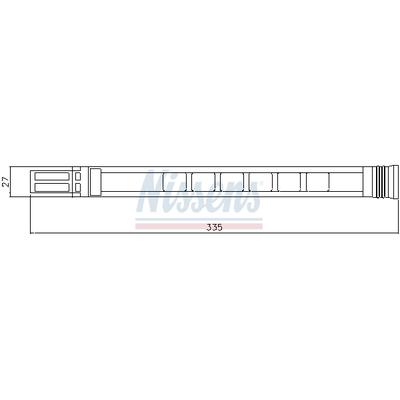 NISSENS Trockner, Klimaanlage 95387 für BMW