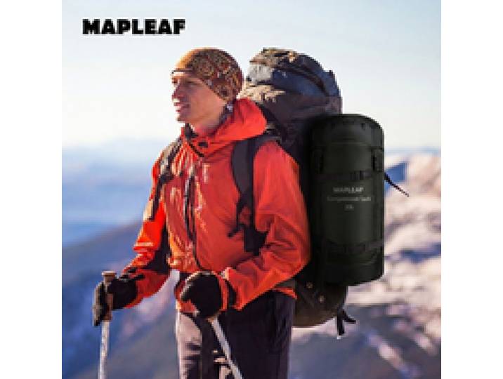 MAPLEAF Slaapzak Compressiezak Outdoor Backpacking Compressie Opbergzak Waterbestendige Opbergzak Compressiezakken