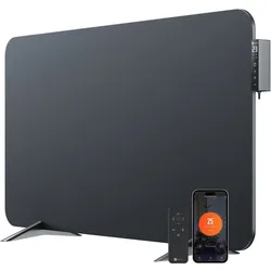 Hybrid Infrarotheizung mit Konvektion - 1000 Watt / Schwarz