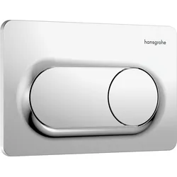 hansgrohe iFrame Original S Betätigungsplatte für 2-Mengen-Spülung, 66002000, Farbe: Chrom