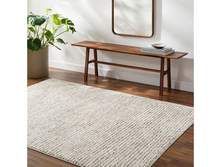 Teppich LIVABLISS CAGLIARI , beige (terrakotta), B:160cm H:14mm L:213cm, Polyester, Teppiche, Teppich