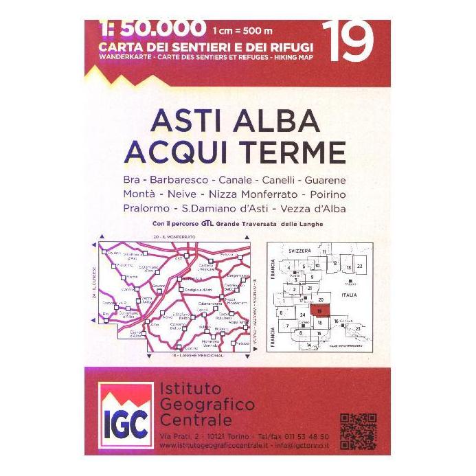 Geo-Center IGC Wanderkte.19 Asti Alba Acqui-Terme (35231629)