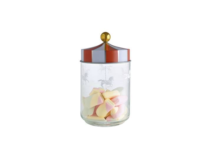 Alessi - Bocal hermétique Circus - Transparent - Fer blanc - Designer Marcel Wanders