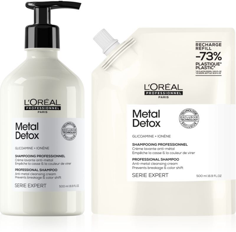 L’Oréal Professionnel Serie Expert Metal Detox conditionnement avantageux pour cheveux abîmés