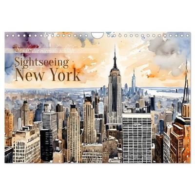 Sightseeing New York (Wandkalender 2026 DIN A4 quer), CALVENDO Monatskalender
