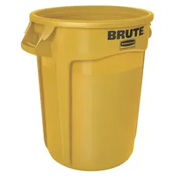 Hardwex Kunststoffbehälter Round brute 121,1 l, gelb