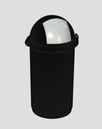 VAR Bac à déchets en plastique gris 50 l (3560)