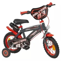 Toimsa: Vulcano Kinderfahrrad – 12 Zoll, rot-schwarz