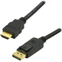 MCL Adapterkabel (5 m), Videokabel, Schwarz