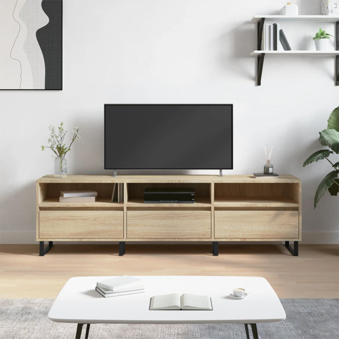 17 Stories Mevlude TV Stand for TVs up to 65" Sonoma Oak 65"
