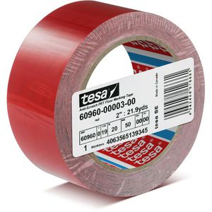 Tesa Bodenmarkierungsband Professional, 60960, rot, 50mm x 20m