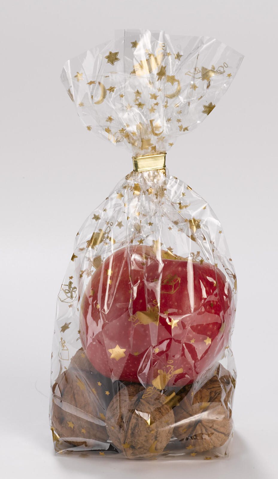 folia Zellglasbeutel 14,0 x 23,0 cm transparent mit Golddruck 292