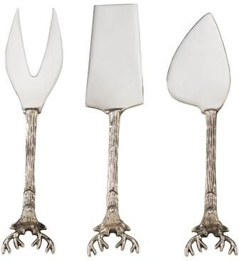 Saro Lifestyle Reindeer Handle Cheese Cutlery (Set of 3)