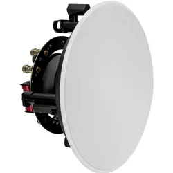 Omnitronic CST-608 2-Wege-Deckenlautsprecher (1 Stk.), Einbaulautsprecher, Weiss
