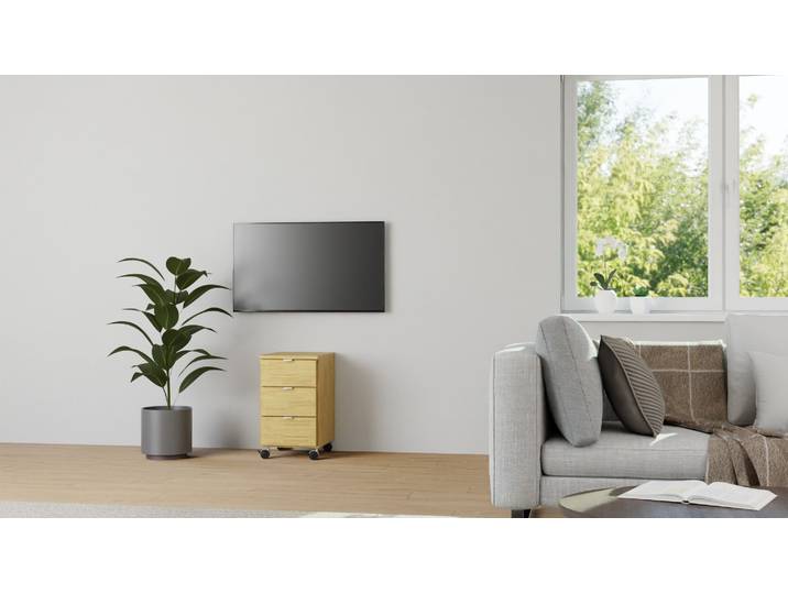 Caisson de bureau sur mesure Chêne Naturel huilé