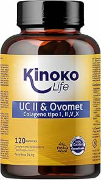 Kinoko Life  Uc-Ii Collagen & Ovomet Collagen 120 Capsules