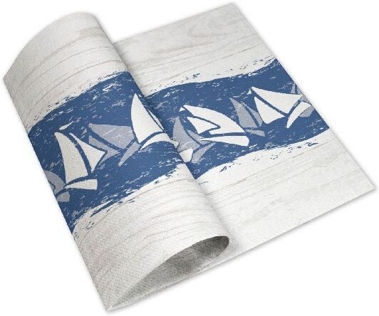 Pack Service Tovagliolo Barche 40x40 cm 800 Pezzi