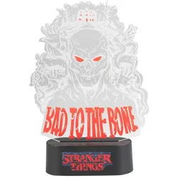 Noční lampa Stranger Things - Bad To The Bone LED (16 x 24 cm)