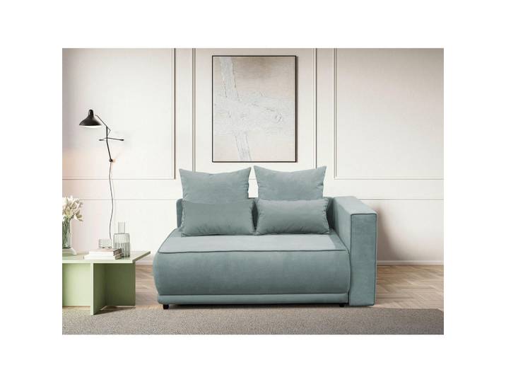 Mid.you Récamiere Iga, Türkis, Kunststoff, Füllung: Schaumstoff, 168x73x99 cm, Made in EU, Wohnzimmer, Sofas & Couches, Sofas, Recamieren