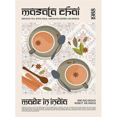 World Cuisine Food Wall Art Kitchen Canvas Poster Ramen Pizza Coffee Decor 3 40x60cm No Frame