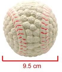 Inspire Curations Natural Latex Squeaky Dog Ball For Fetch Training And Chewing large tennis