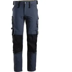 Stretch Bundhose "6371" AllroundWork - 154 (54 lang) - marine/schwarz
