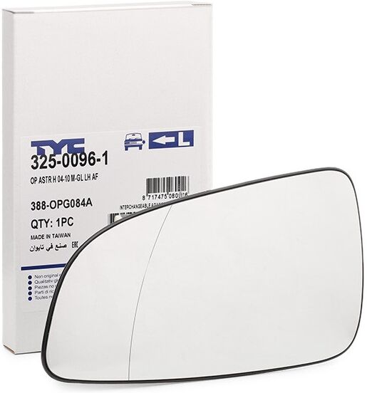 TYC 325-0096-1 Wing mirror glass